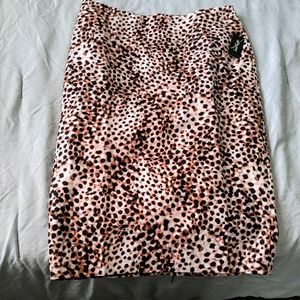 NWT Pink Leopard Skirt